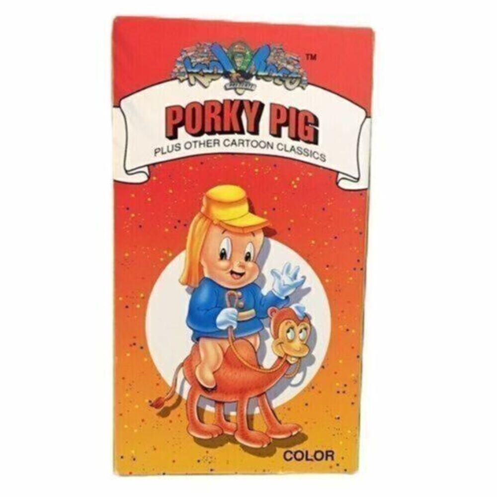 Porky Pig VHS Movie Vintage 1993